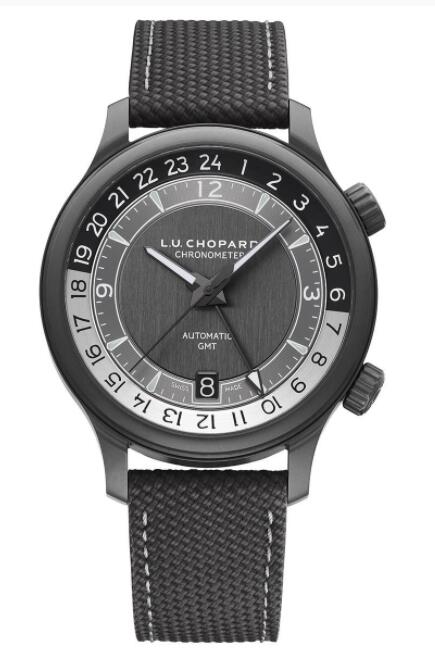 Chopard L.U.C Watch Replica Review L.U.C GMT One Black 168579-3004 Chopard L.U.C Watch Replica Review L.U.C GMT One Black 168579-3004